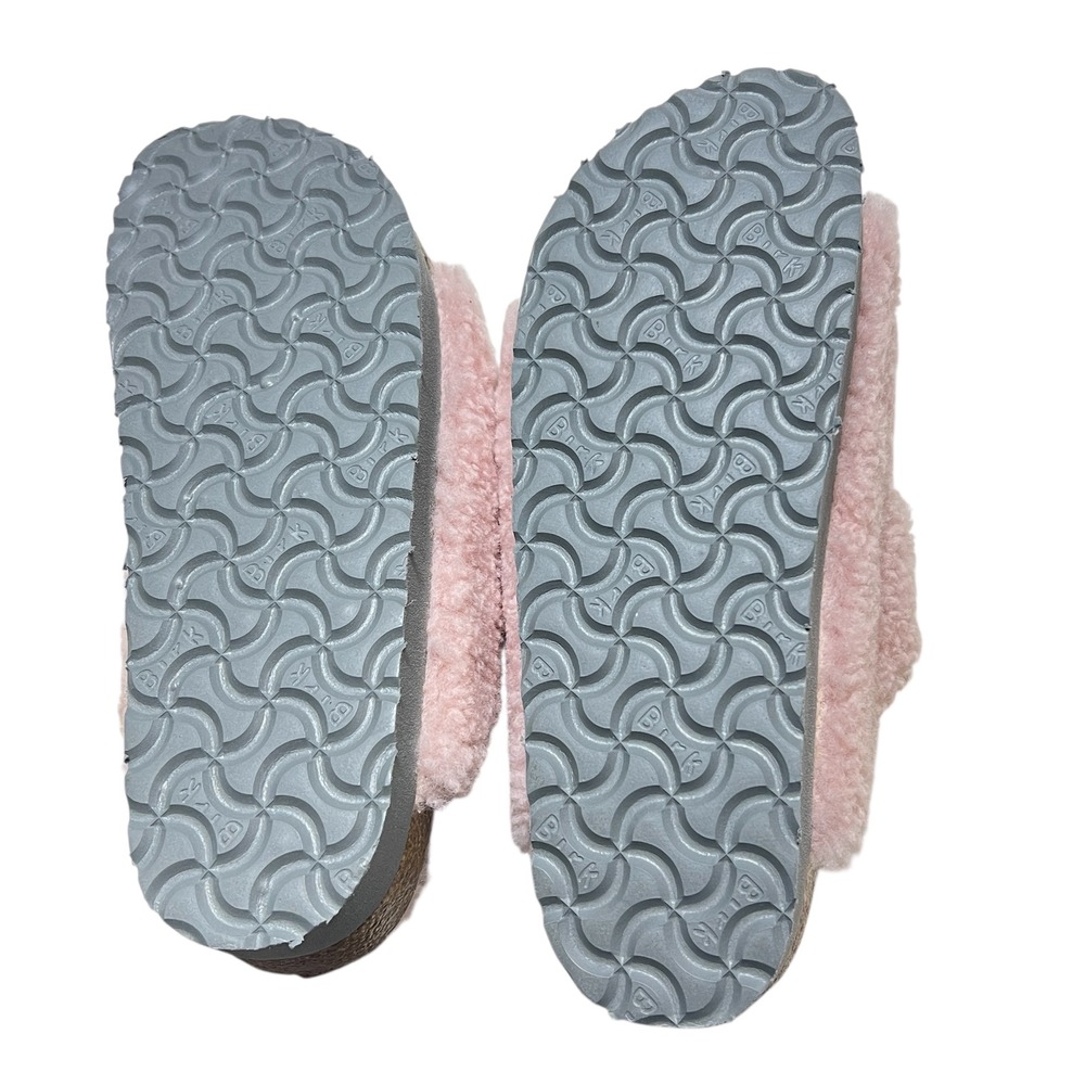 Papillio Birkenstock Barbie Pink Big Buckle Sz 40/US 9 Platform Sandals Portugal - Picture 11 of 12